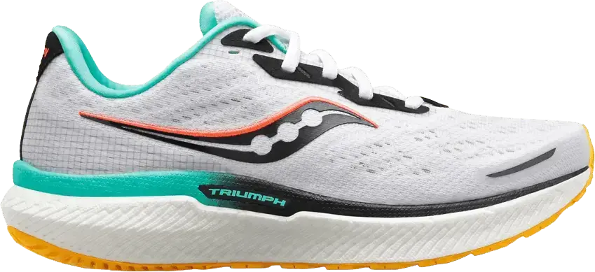  Saucony Wmns Triumph 19 &#039;White ViZi&#039;