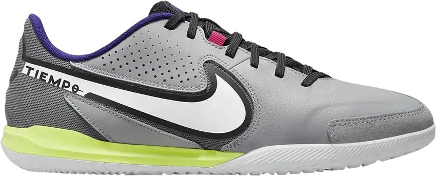  Nike Tiempo Legend 9 Academy IC &#039;Light Smoke Grey Volt&#039;