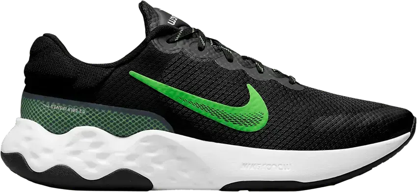  Nike Renew Ride 3 &#039;Black Green Strike&#039;
