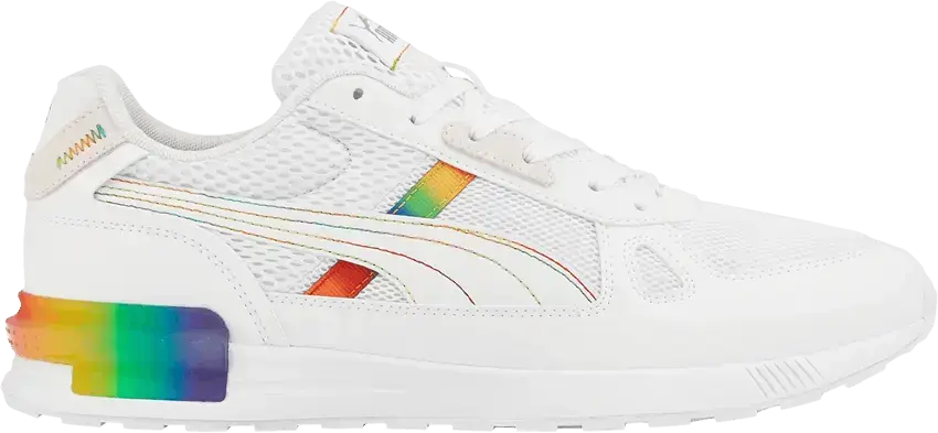 Puma Graviton Pro &#039;Rainbow Hues - White&#039;