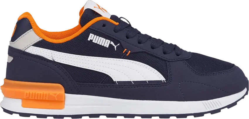  Puma Graviton Jr &#039;Peacoat Vibrant Orange&#039;