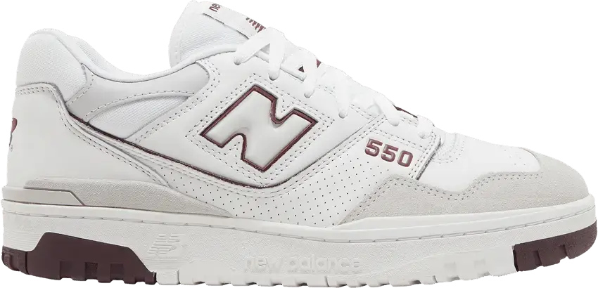  New Balance 550 Summer Fog Burgundy