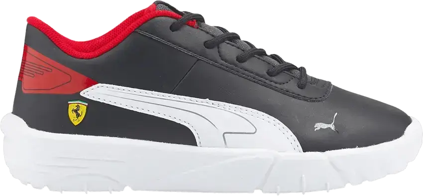  Puma Scuderia Ferrari x Drift Cat Delta Little Kid &#039;Black White&#039;