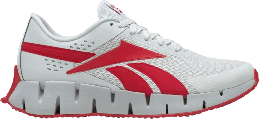  Reebok Zig Dynamica 2 &#039;Pure Grey Vector Red&#039;