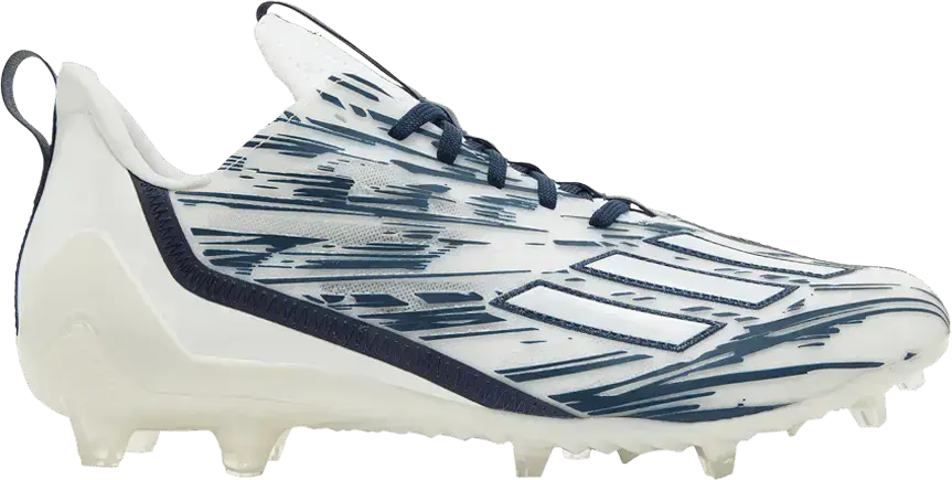  Adidas Adizero Cleats &#039;White Team Navy Blue&#039;