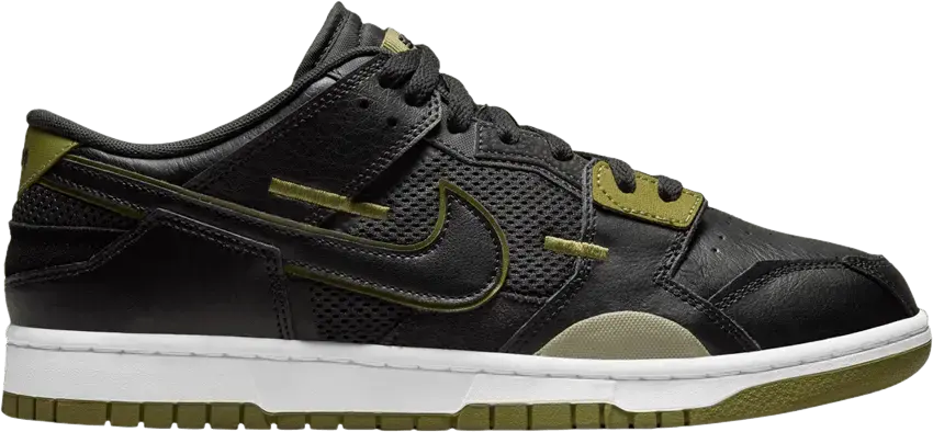  Nike Dunk Low Scrap &#039;Black Olive&#039;