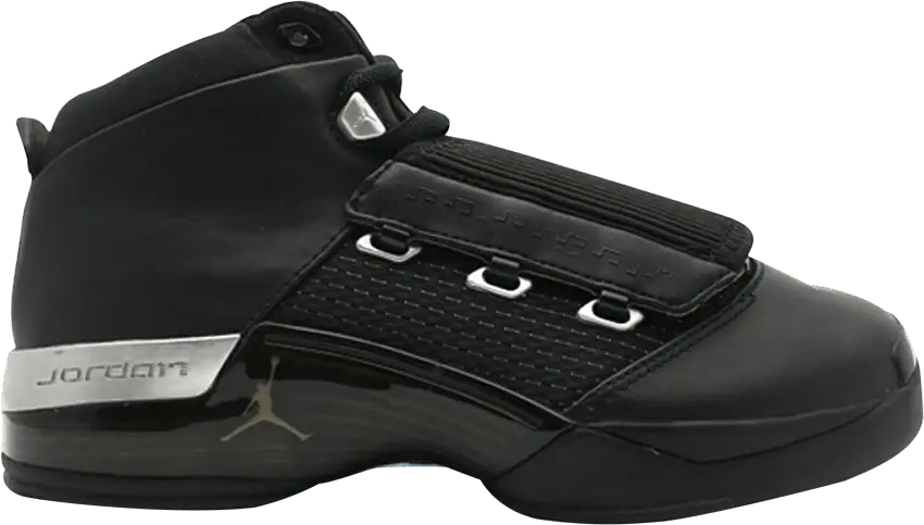  Air Jordan 17 OG GS &#039;Black Metallic Silver&#039;