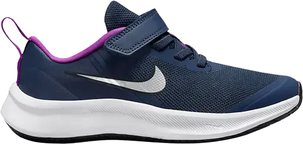  Nike Star Runner 3 PS &#039;Midnight Navy Vivid Purple&#039;