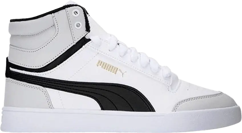 Puma Shuffle Mid WTR &#039;White Black&#039;