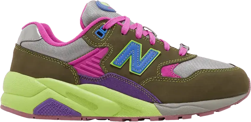  New Balance 580 Stray Rats Khaki Purple