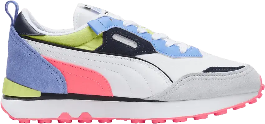  Puma Wmns Rider FV &#039;White Multi-Color&#039;