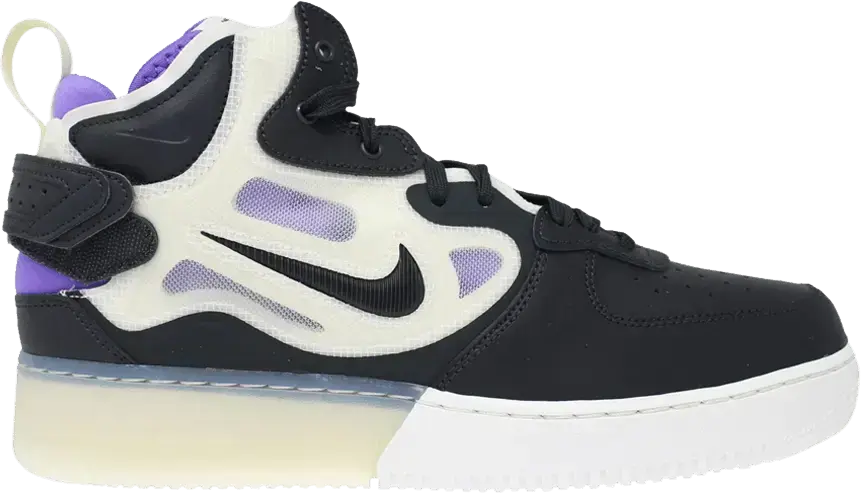  Nike Air Force 1 Mid React &#039;Off Noir Action Grape&#039;