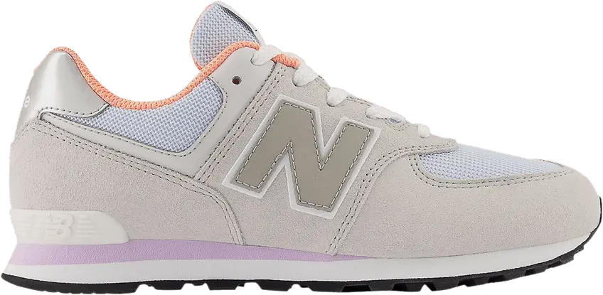  New Balance 574 Big Kid &#039;Summer Fog Cyber Lilac&#039;