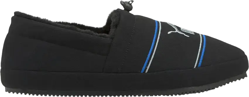  Puma Tuff Mocc Jersey Slipper &#039;Black Glacial Blue&#039;