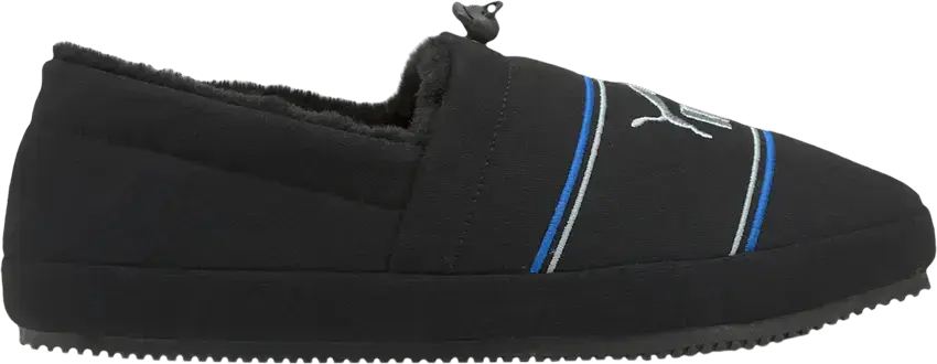 Puma Tuff Mocc Jersey Slipper &#039;Black Glacial Blue&#039;