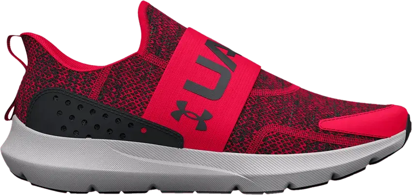  Under Armour Surge 3 Slip GS &#039;Red&#039;