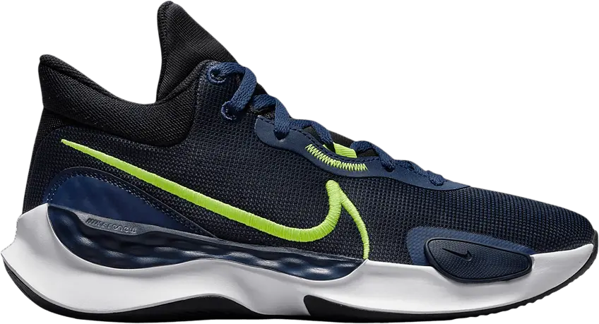  Nike Renew Elevate 3 &#039;Black Navy Volt&#039;