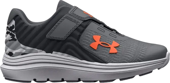  Under Armour Outhustle Printed TD &#039;Pitch Grey Orange Camo&#039;