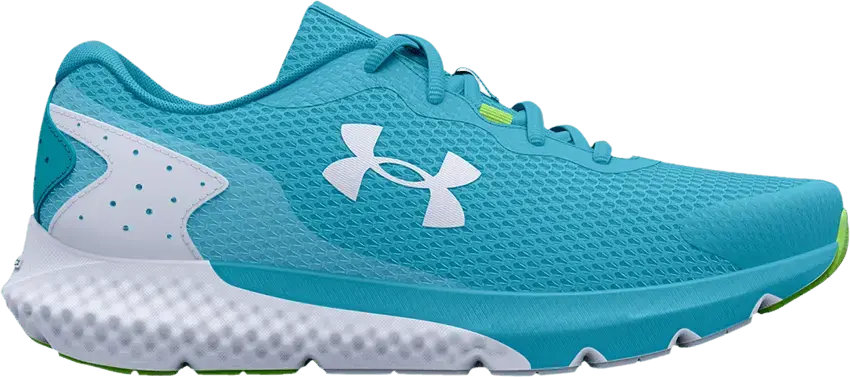  Under Armour Charged Rogue 3 GS &#039;Fresco Blue Lime&#039;