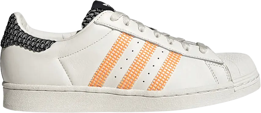  Adidas Superstar &#039;Off White Orange Rush&#039;