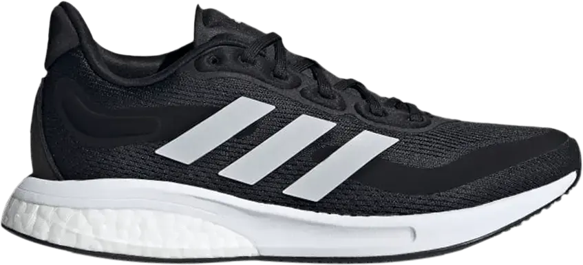  Adidas Supernova J &#039;Black White Halo Silver&#039;