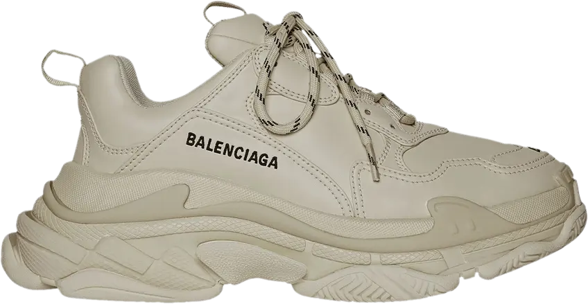  Balenciaga Wmns Triple S &#039;Beige&#039;