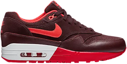  Nike Wmns Air Max 1 &#039;Deep Burgundy Action Red&#039;