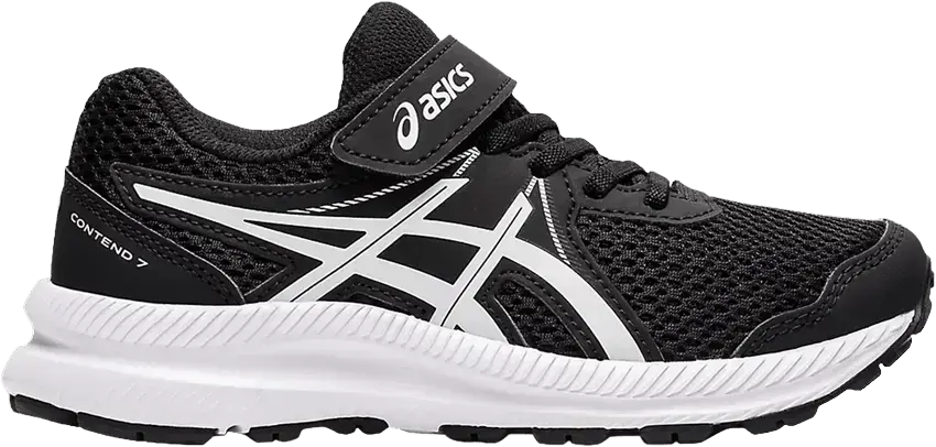  Asics Contend 7 PS &#039;Black White&#039;