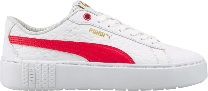  Puma Smash Platform V2 &#039;Celestial - White High Risk Red&#039;