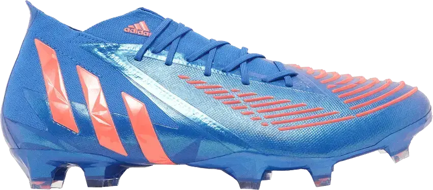  Adidas adidas Predator Edge.1 FG Hi-Res Blue Turbo