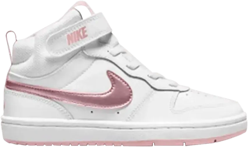  Nike Court Borough Mid 2 PSV &#039;White Pink Glaze&#039;