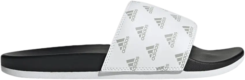  Adidas Adilette Comfort Slide &#039;Repeat Logo - White&#039;