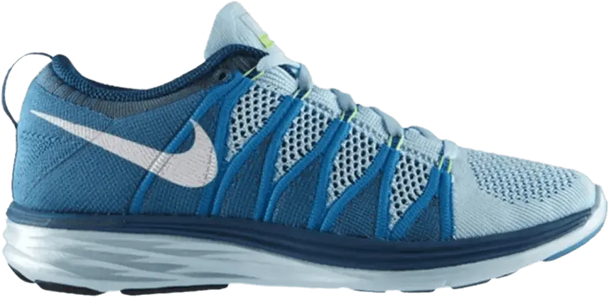  Nike Wmns Flyknit Lunar2 &#039;Glacier Ice Neon Turquoise&#039;