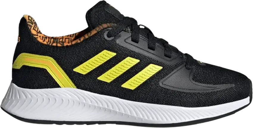  Adidas Messi Runfalcon 2.0 J &#039;Black Bright Yellow&#039;