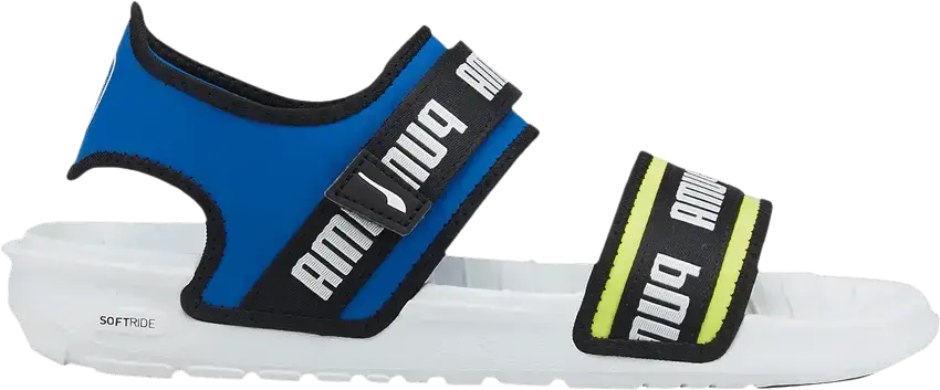 Puma Wmns Softride Slide &#039;Wordmark - White Royal&#039;