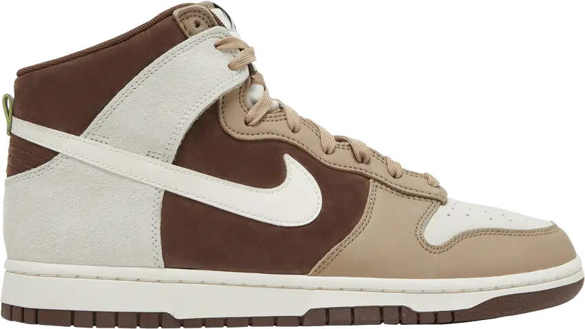  Nike Dunk High Light Chocolate