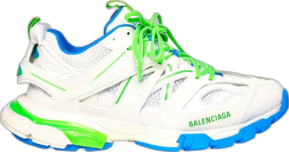  Balenciaga Track White Blue Green