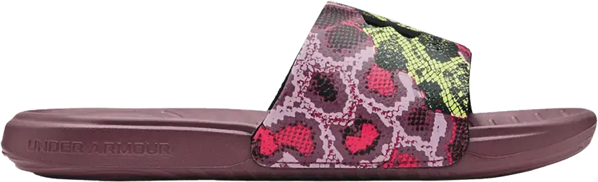  Under Armour Wmns Ansa Graphic Slide &#039;Snakeskin&#039;