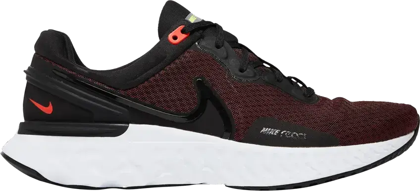  Nike React Miler 3 Black Sired Red