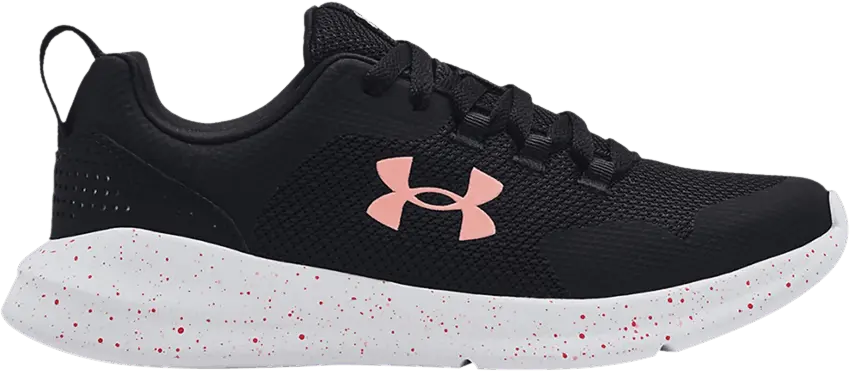  Under Armour Wmns Essential &#039;Black Pink Speckle&#039;