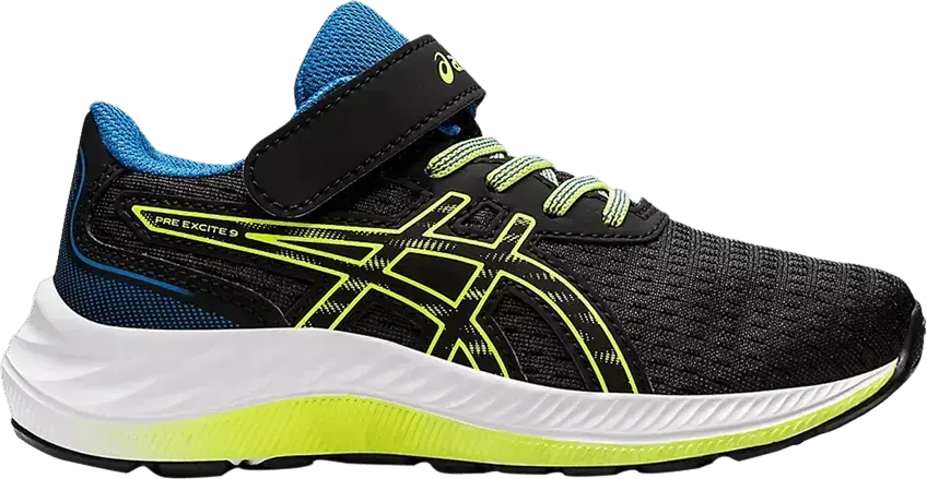  Asics Pre Excite 9 PS &#039;Black Hazard Green&#039;