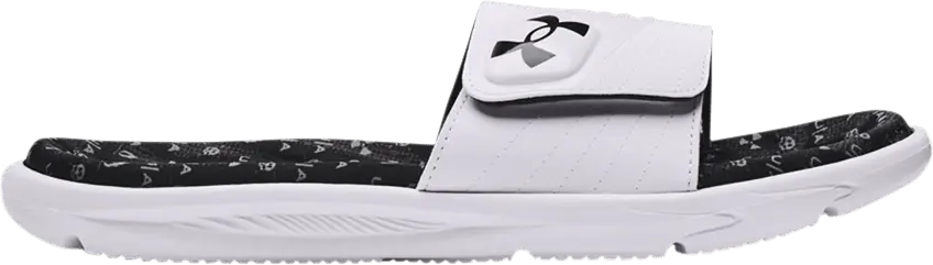 Under Armour Mercenary 12 Slide &#039;White Black&#039;