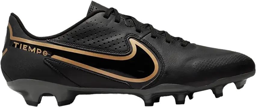  Nike Tiempo Legend 9 Academy MG &#039;Black Metallic Gold&#039;