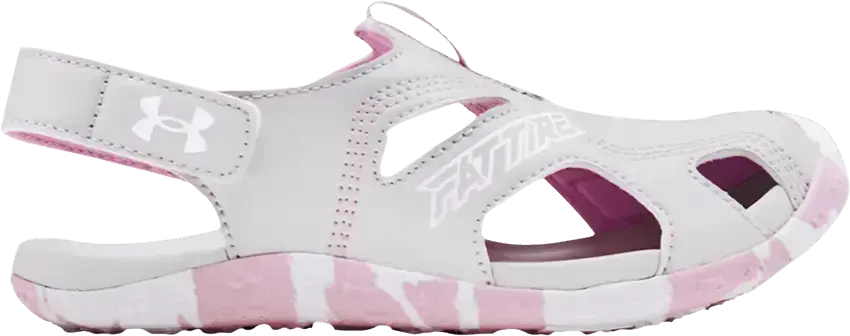 Under Armour Fat Tire Defender Sandal PS &#039;Pink Camo&#039;