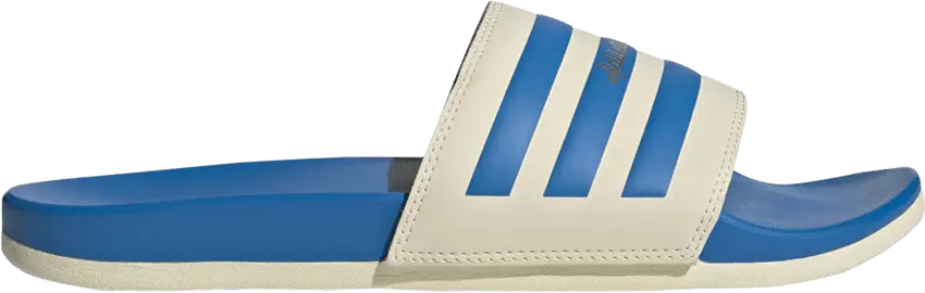  Adidas Adilette Comfort Slide &#039;White Blue Rush&#039;