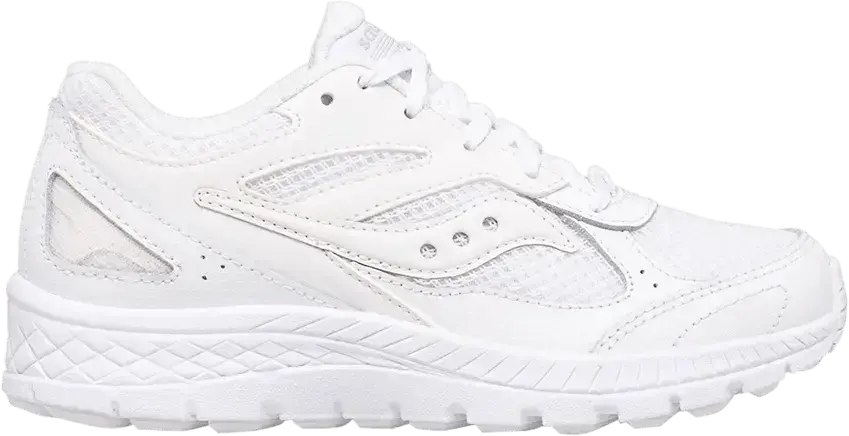  Saucony Cohesion 14 Lace Big Kid &#039;Triple White&#039;