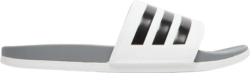  Adidas Adilette Comfort Slide &#039;White Grey&#039;