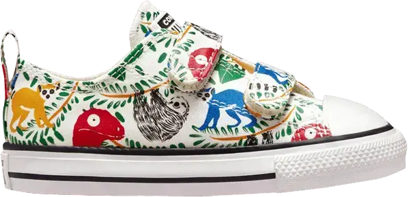  Converse Chuck Taylor All Star Easy-On Low TD &#039;Multi-Colored Animals&#039;