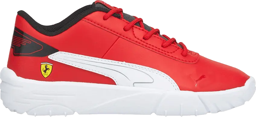  Puma Scuderia Ferrari x Drift Cat Delta Little Kid &#039;Rosso Corsa White&#039;