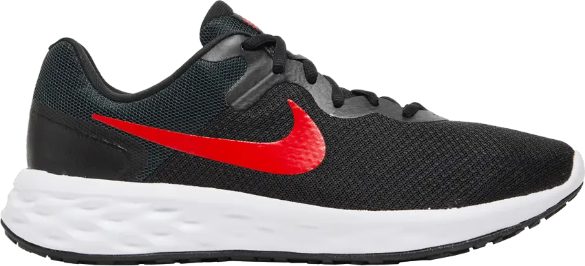  Nike Revolution 6 Next Nature &#039;Black University Red&#039;